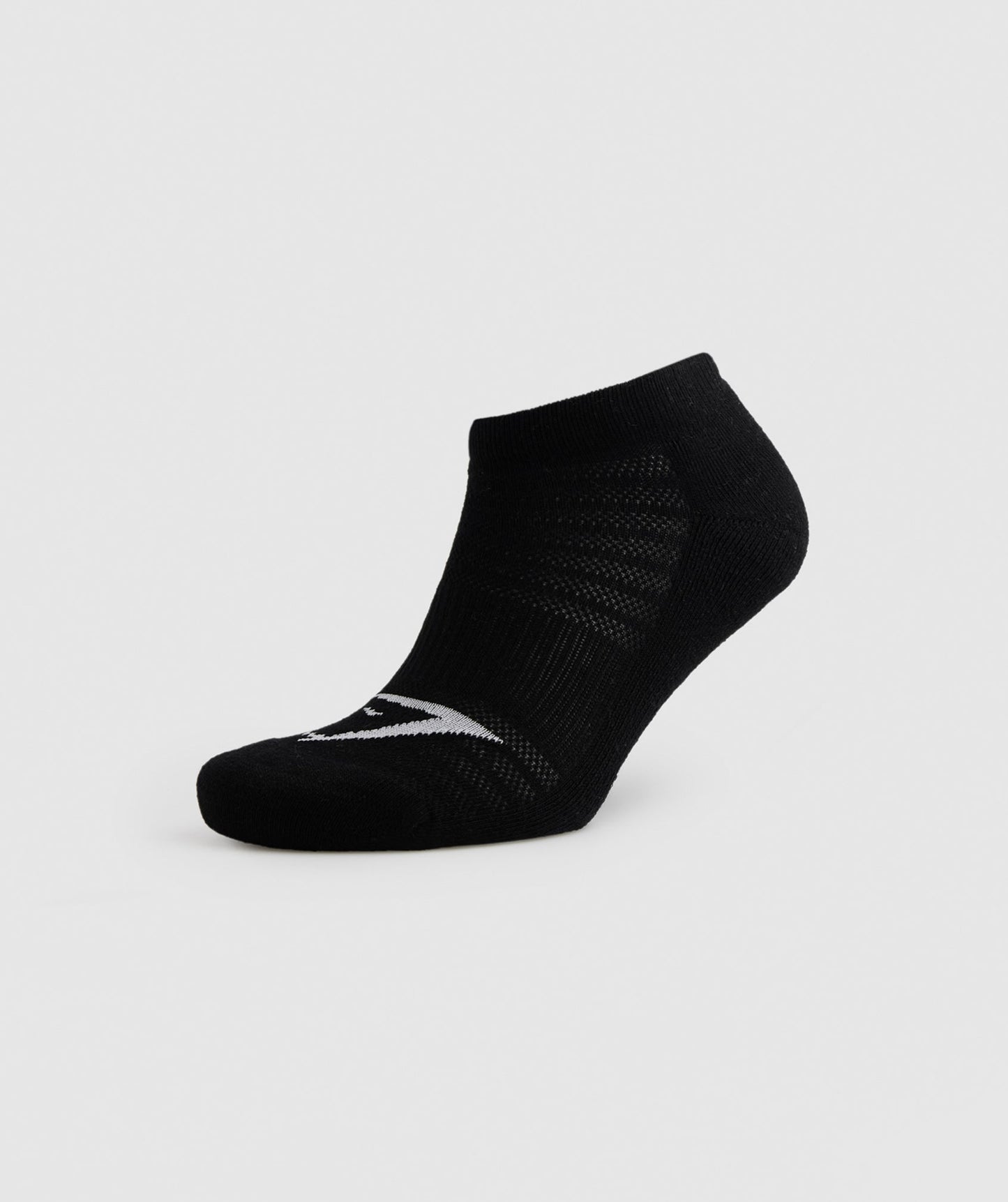 Gymshark Trainer Socks 3pk - White/Light Grey Marl/Black
