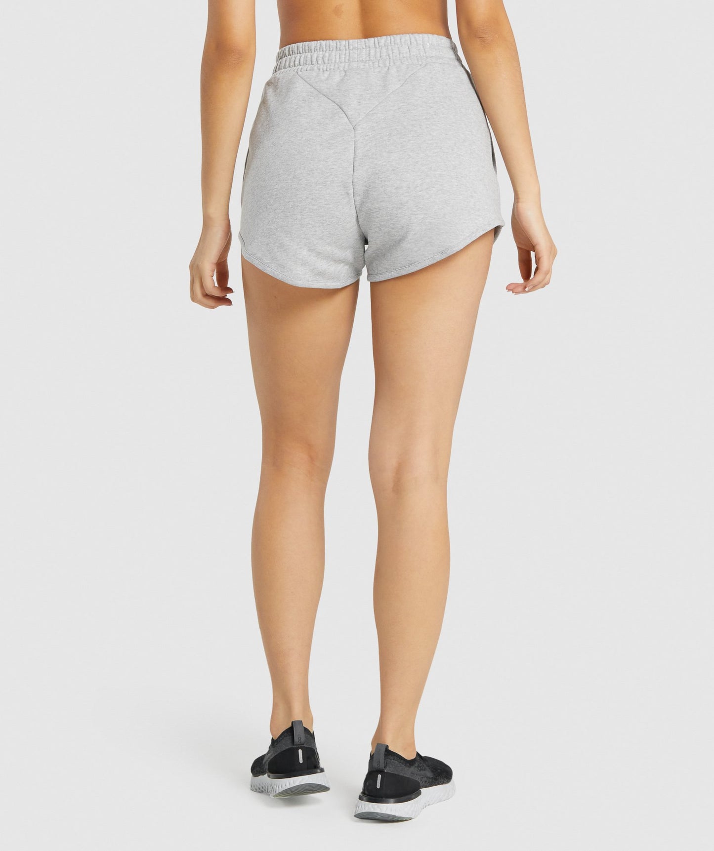 Gymshark Training Schweißshorts - hellgraue Mergel