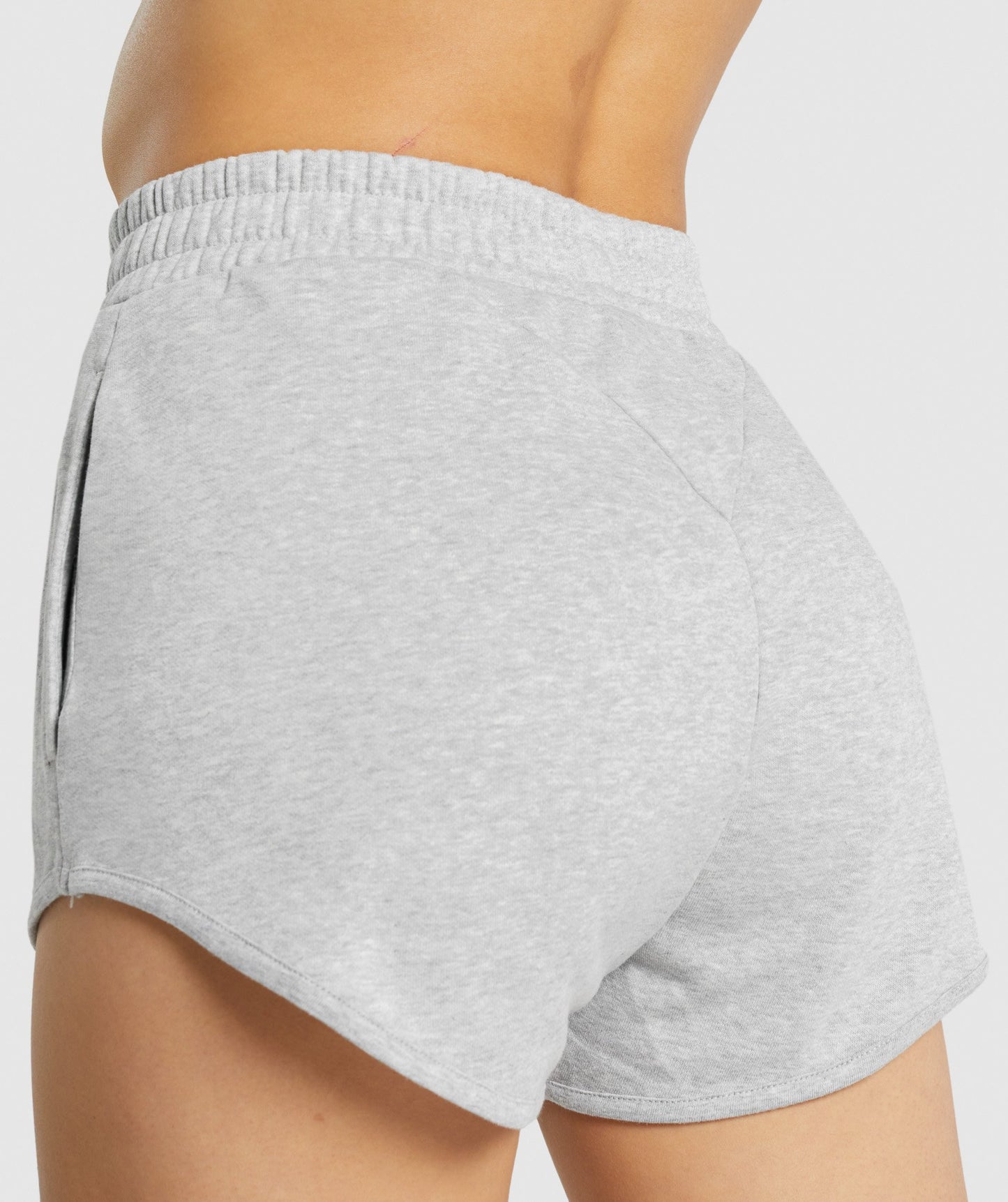 Gymshark Training Schweißshorts - hellgraue Mergel