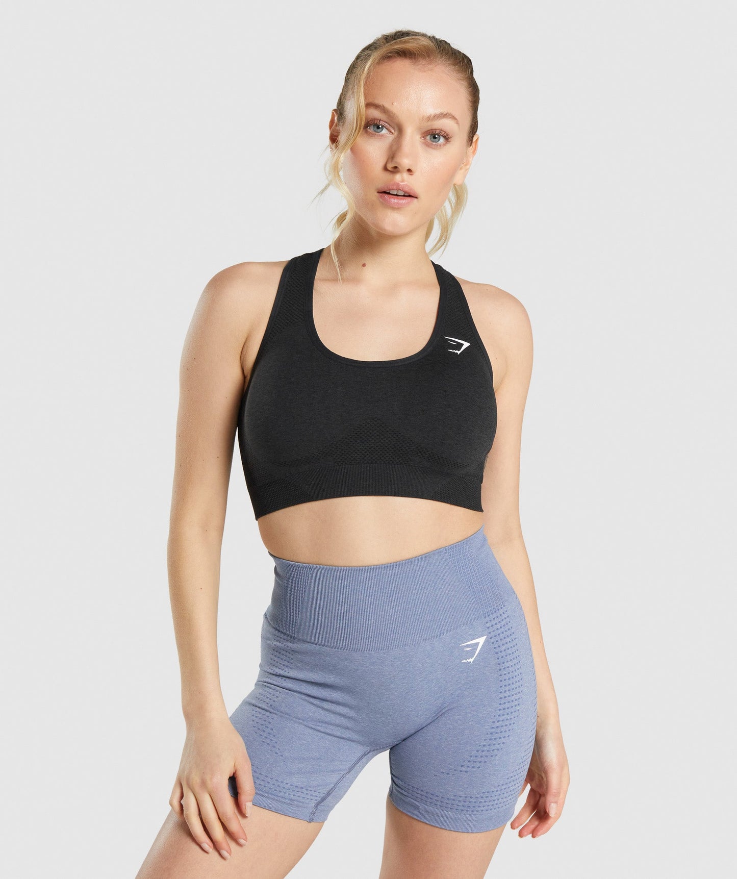 Gymshark Vital nahtloser 2.0 Sport BH - Black Margel