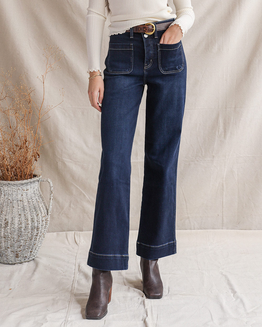 Sloane Jeans in dunkler Waschung