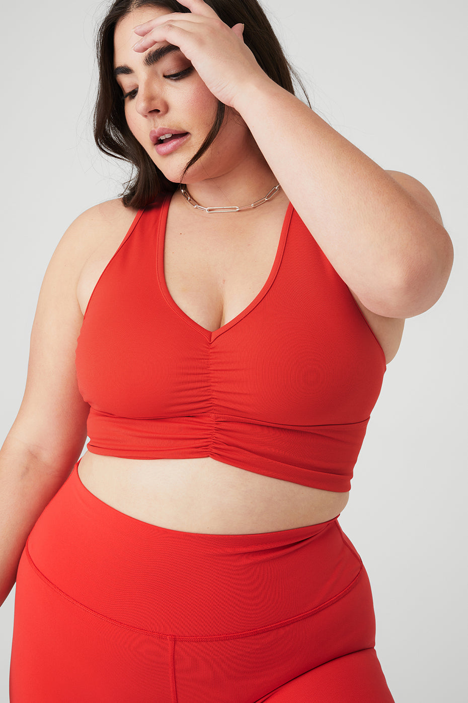 Wild Thing Bra & 7" High-Waist Biker Short Set - Red Hot Summer