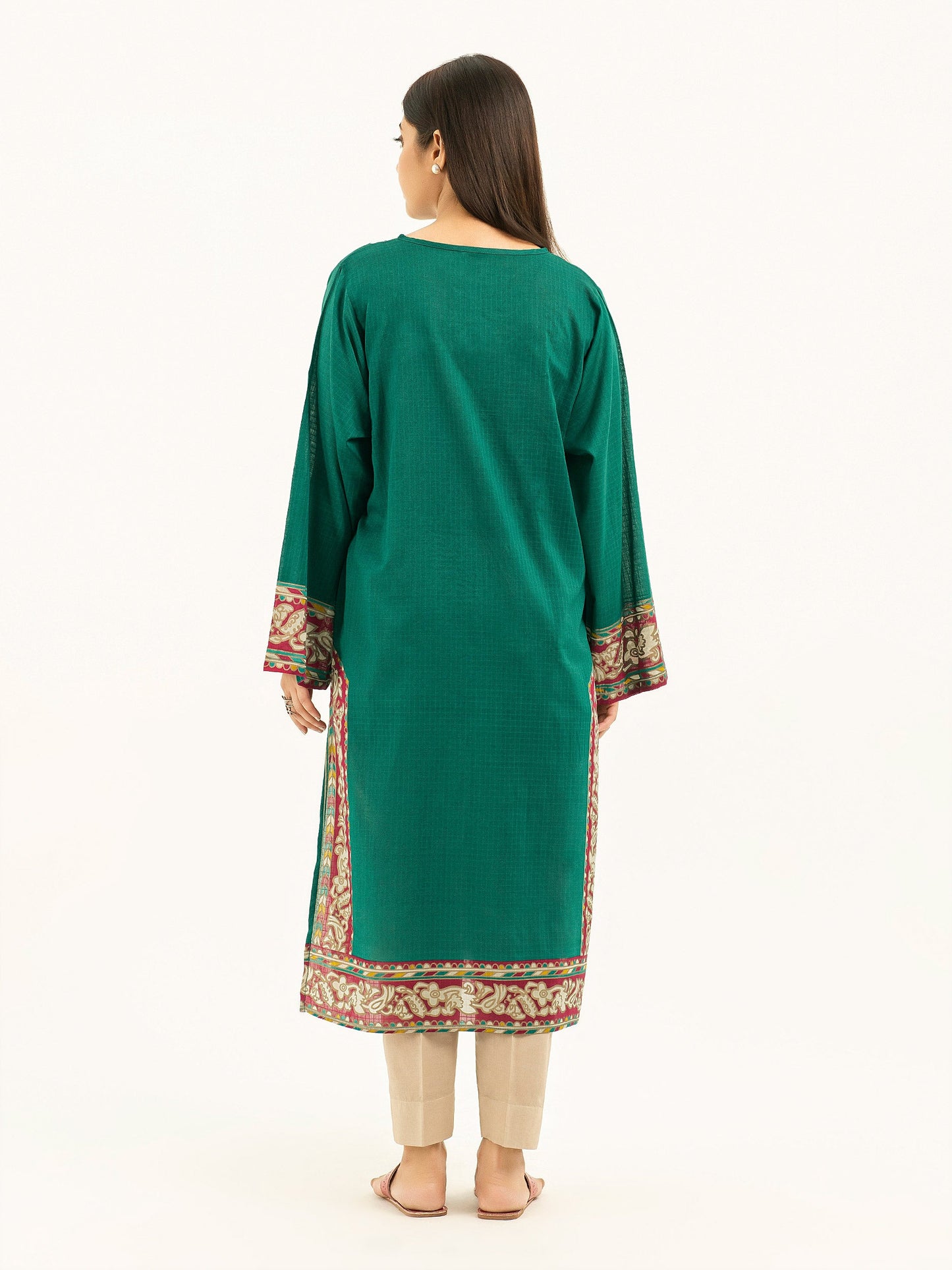 Embellished Lawn Shirt