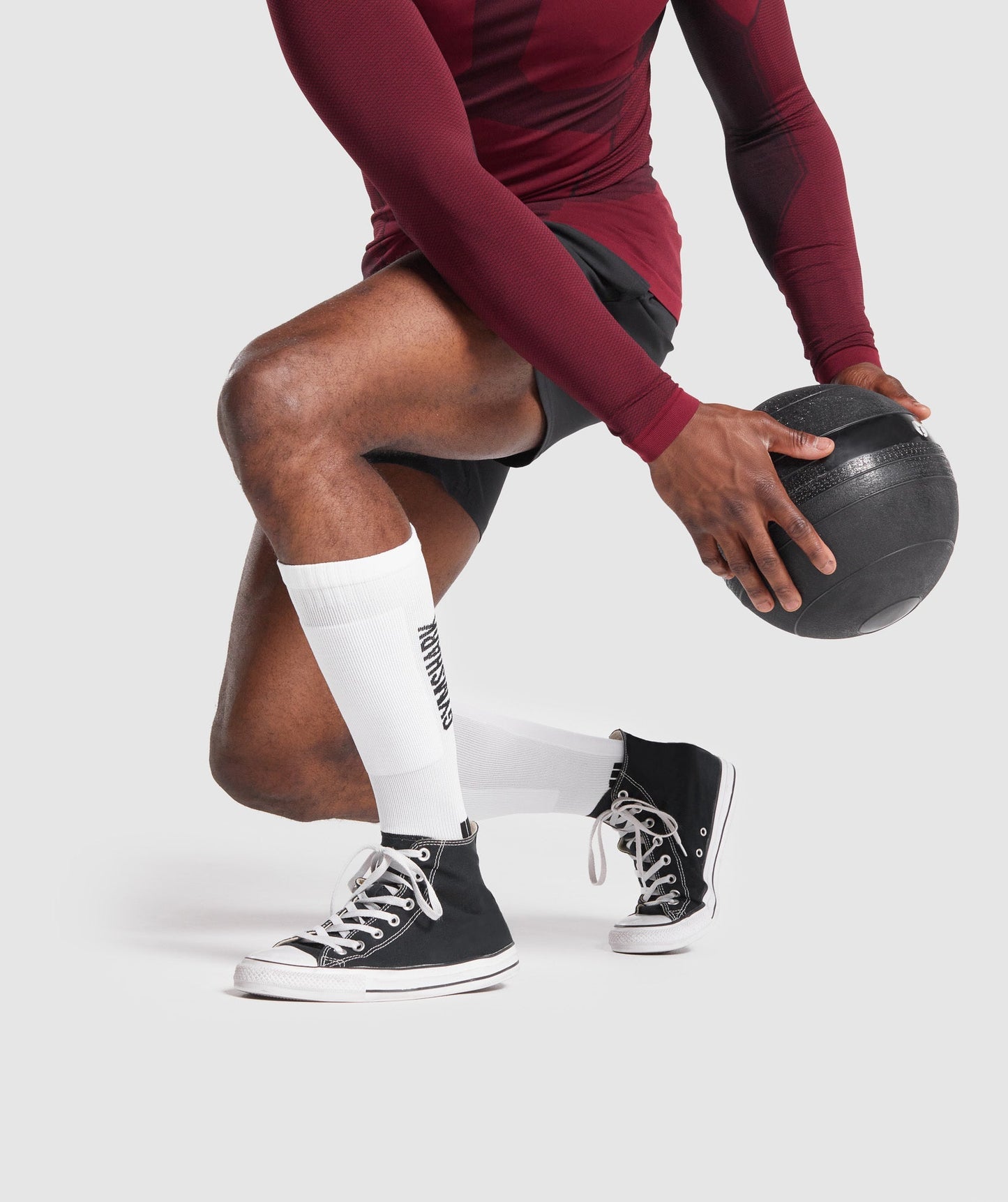 Gymsharke Gewichtheben Socken - Weiß