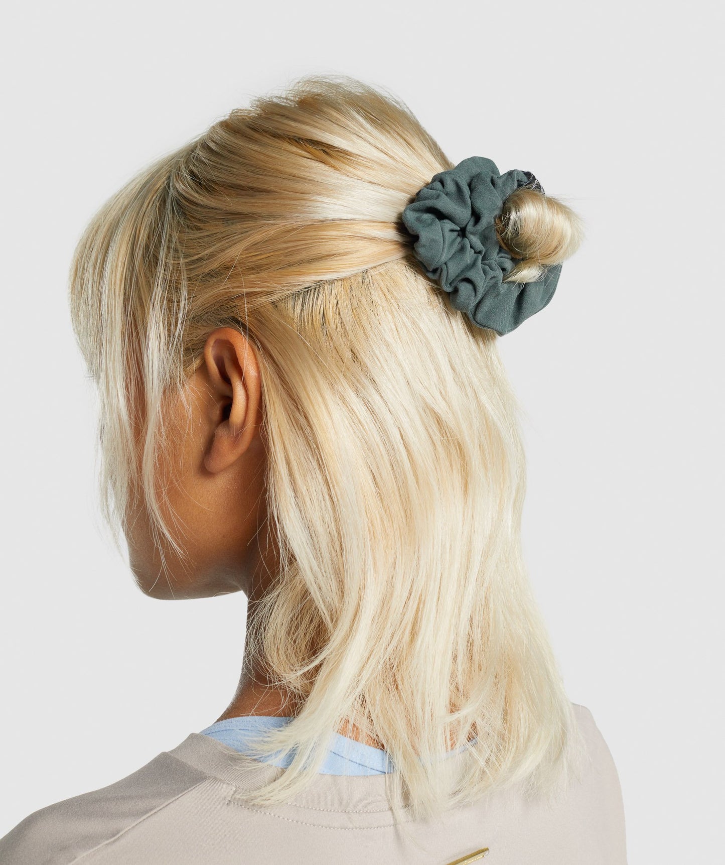Gymshark Whitney Scrunchies 3pk - Eucalyptus/Mink/Black