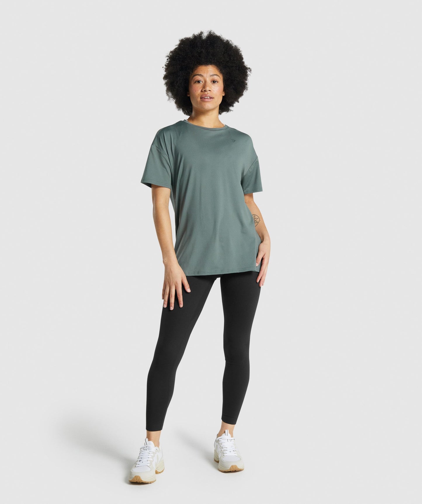 Gymshark Whitney Oversized T-Shirt - Eucalyptus