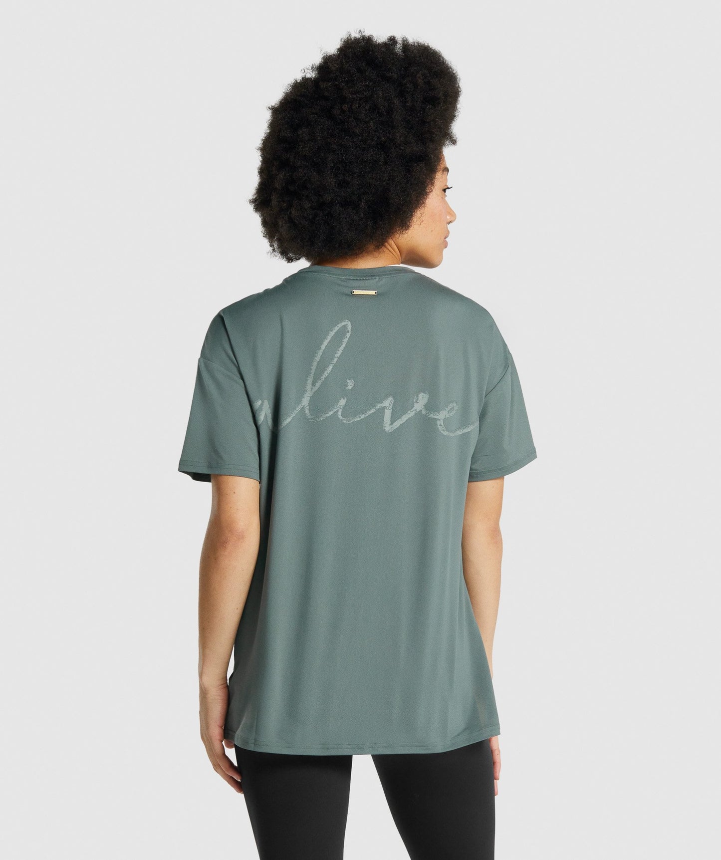 Gymshark Whitney Oversized T-Shirt - Eucalyptus