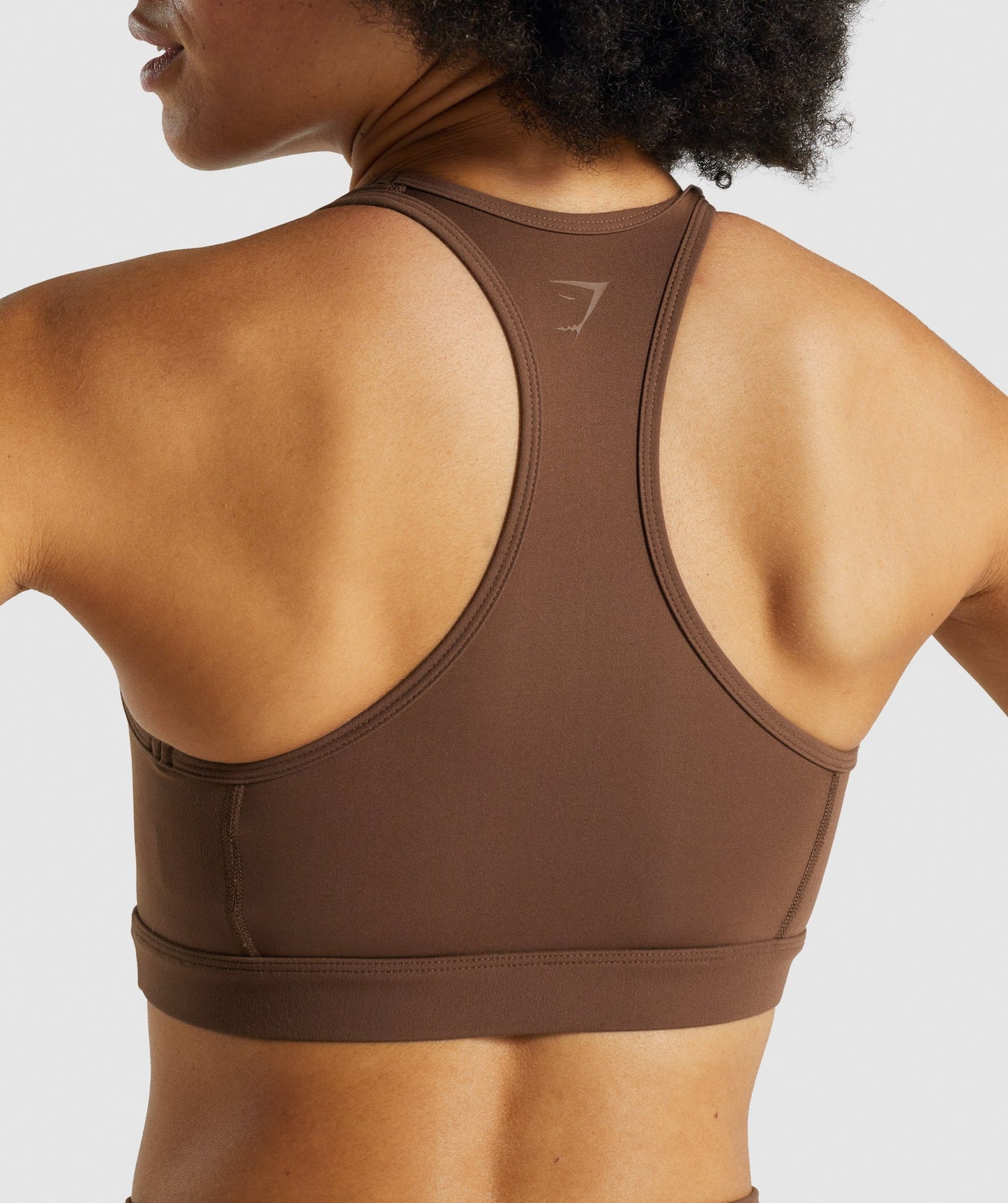 Gymshark Whitney Mesh Sports Bra - Dandelion Brown