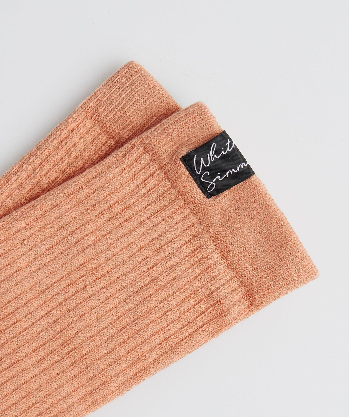 Gymshark Whitney Tab Crew Socks 1pk - Sunset Beige