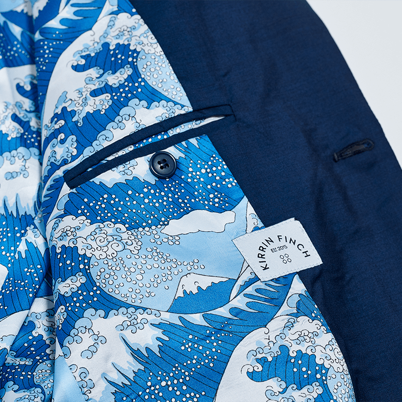 Der Georgie Navy Anzug-Blazer