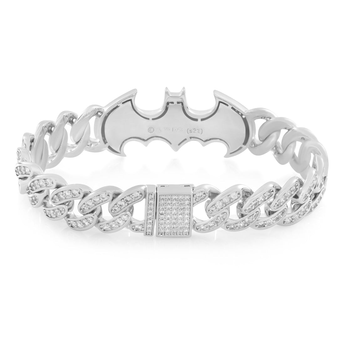 Batman x King Ice - 13mm Classic Batman Logo Bracelet