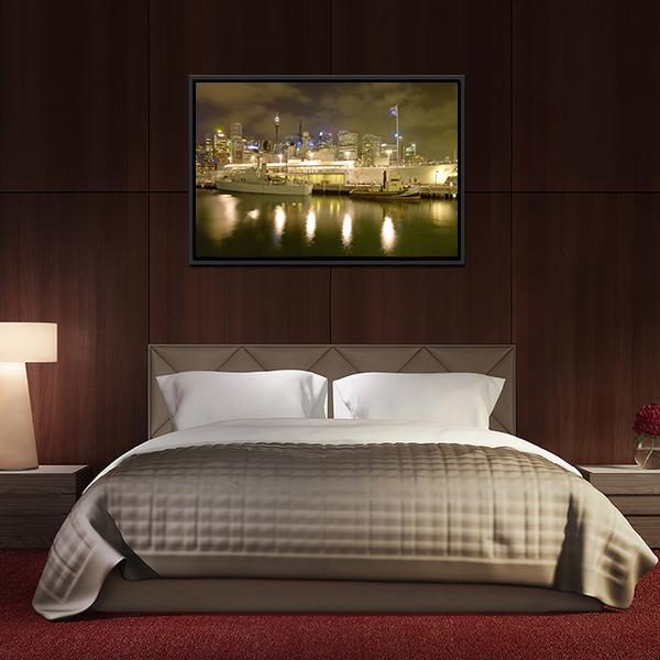 Battleship HMAS Vampire Canvas Wall Art-3 Horizontal-Gallery Wrap-25" x 16"-Tiaracle