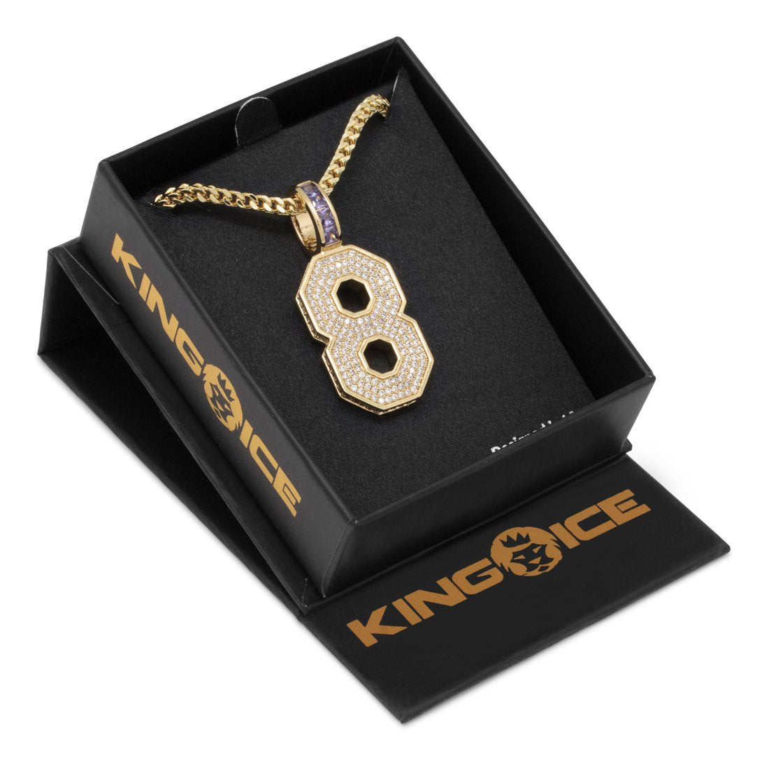 Black Mamba Classic Number 8 Necklace