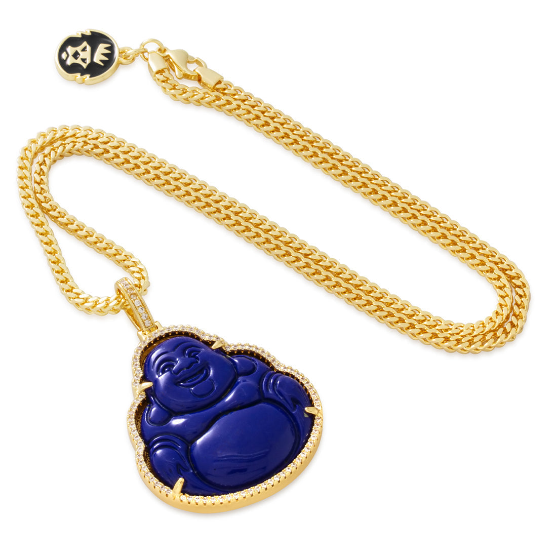 Blue Lapis Buddha Necklace