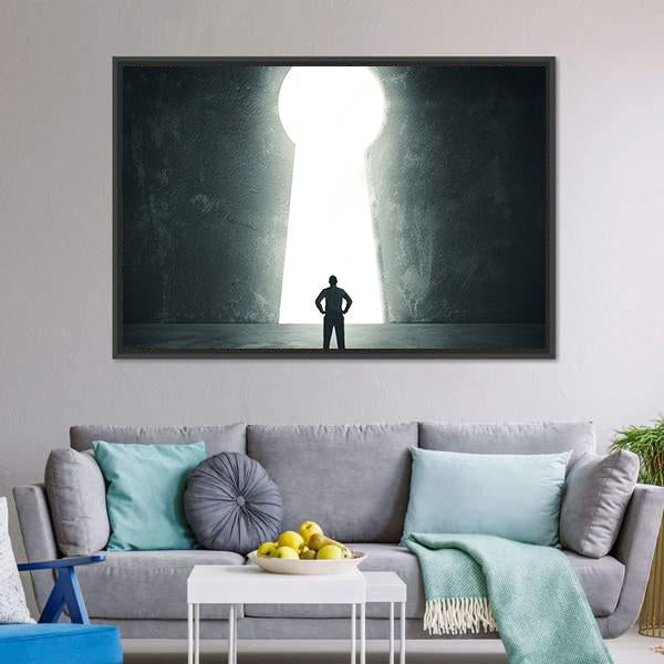 Concept Of Success Canvas Wall Art-3 Horizontal-Gallery Wrap-25" x 16"-Tiaracle