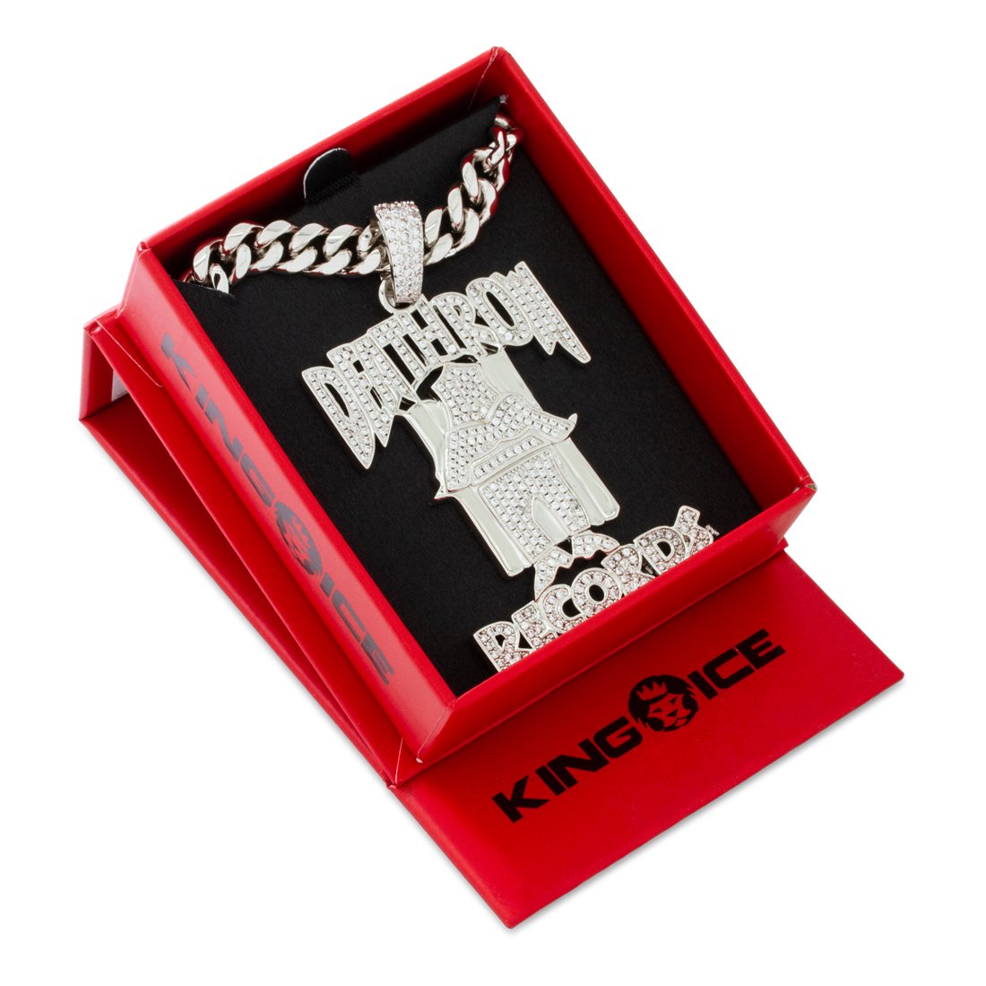 Death Row Records x King Ice - OG Death Row Logo Necklace