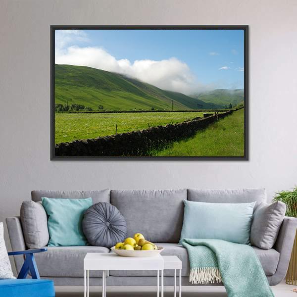 Ettrick Valley Scotland Canvas Wall Art-3 Horizontal-Gallery Wrap-25" x 16"-Tiaracle