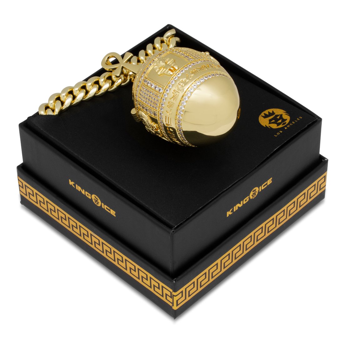 Golden Stash Egg of the Pharaoh Necklace