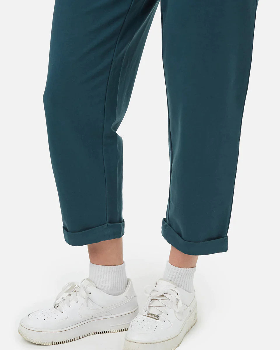 French Terry V-Neck Jumpsuit