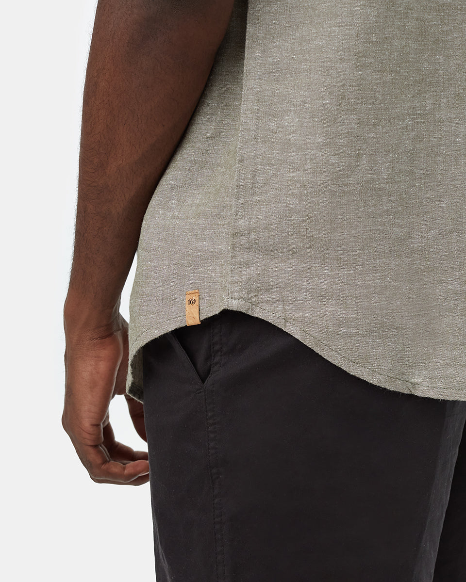 Hemp Button Front Shortsleeve Shirt