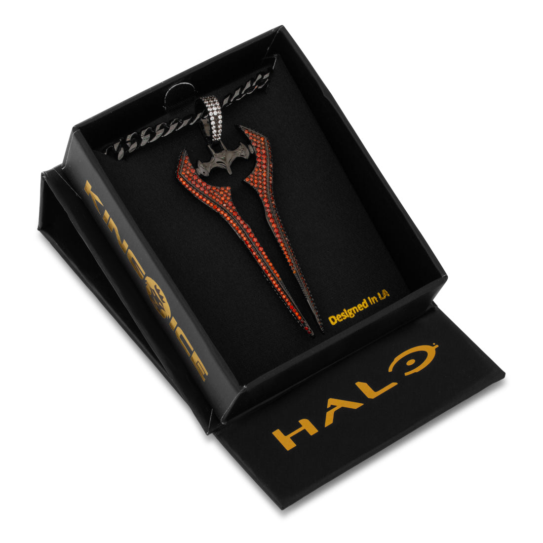 Halo x King Ice - LE Bloodblade Energy Sword Necklace