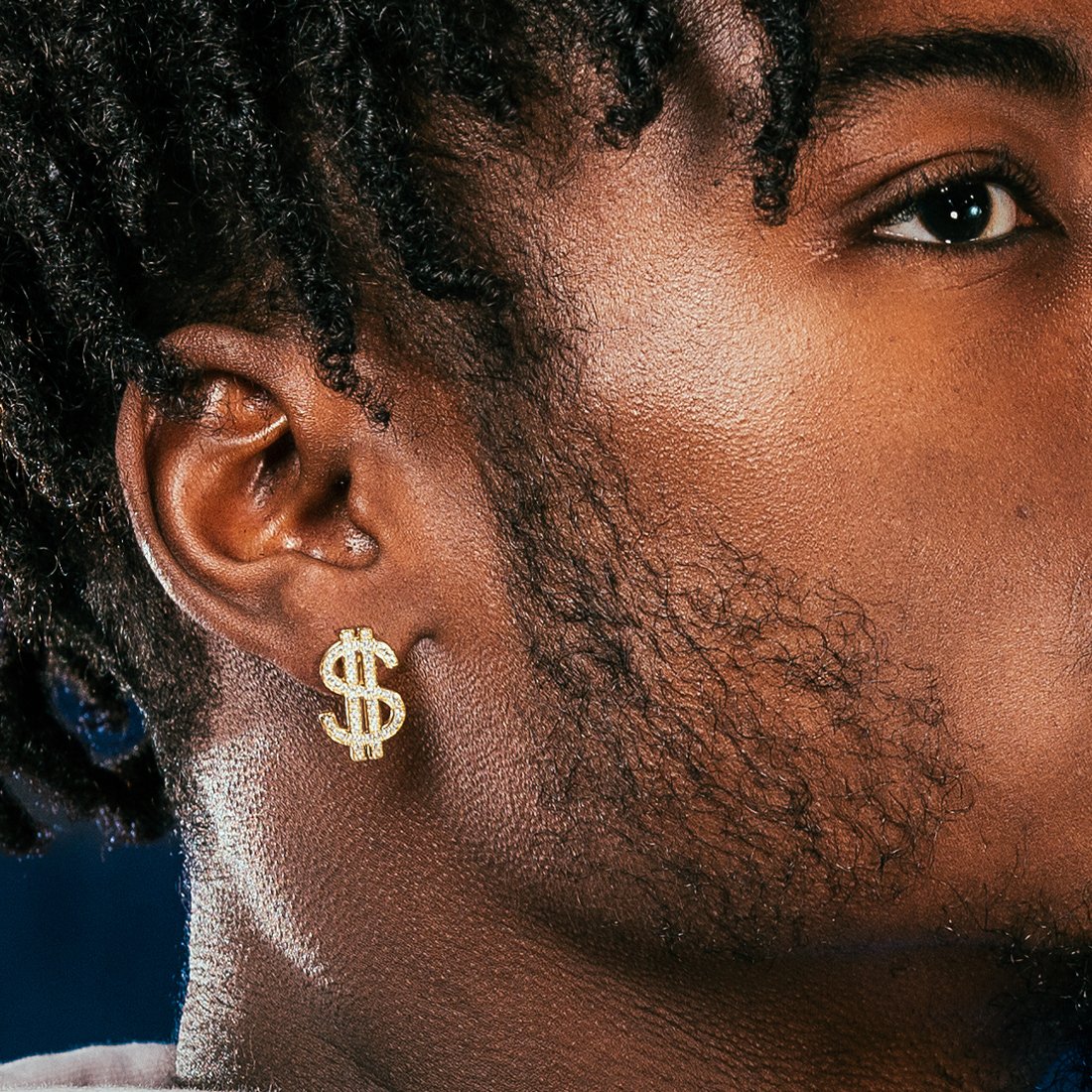 Money Sign Stud Earrings