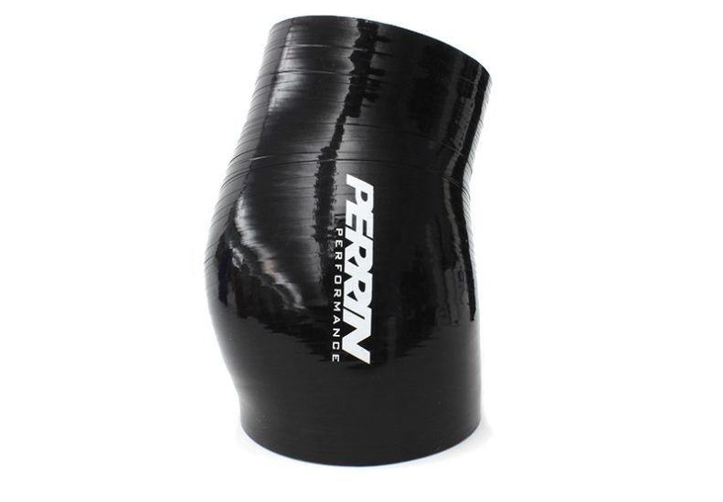 Perrin 05-09 LGT / 05-09 OBXT / 09-18 FXT / 08-21 WRX Top Mount Ladeluftkühler-Silikonkupplung - Schwarz (perPSP-ITR-321BK)