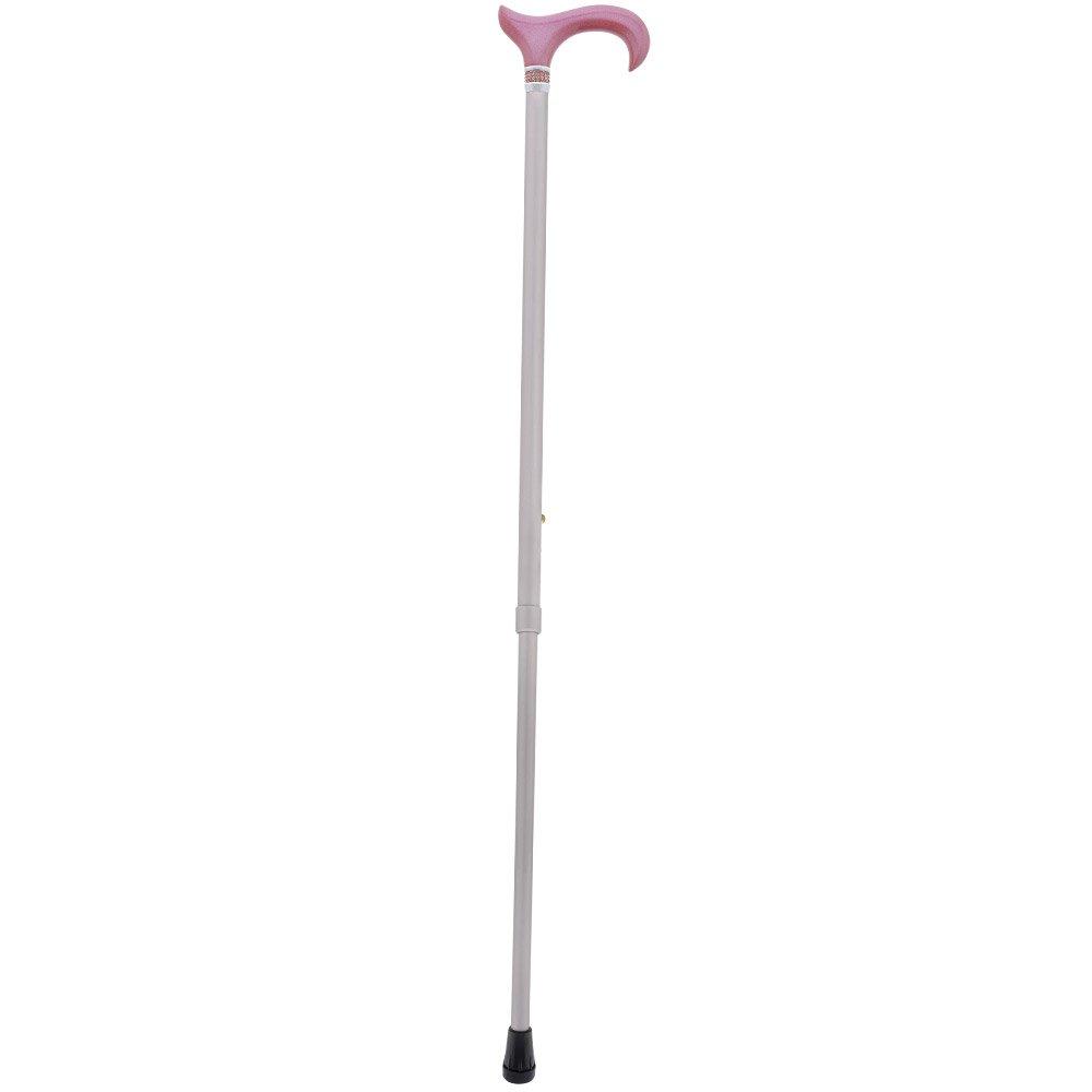 Scratch & Dent Painted Rose Designer Glitter Derby Handle Walking Cane w/ Rhinestone Collar V1943