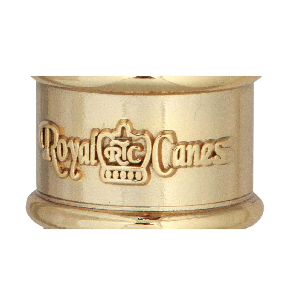 Scratch & Dent Vivid Sunset Ergonomic Handle Walking Cane Rosewood Shaft and Embossed Brass Collar V1484