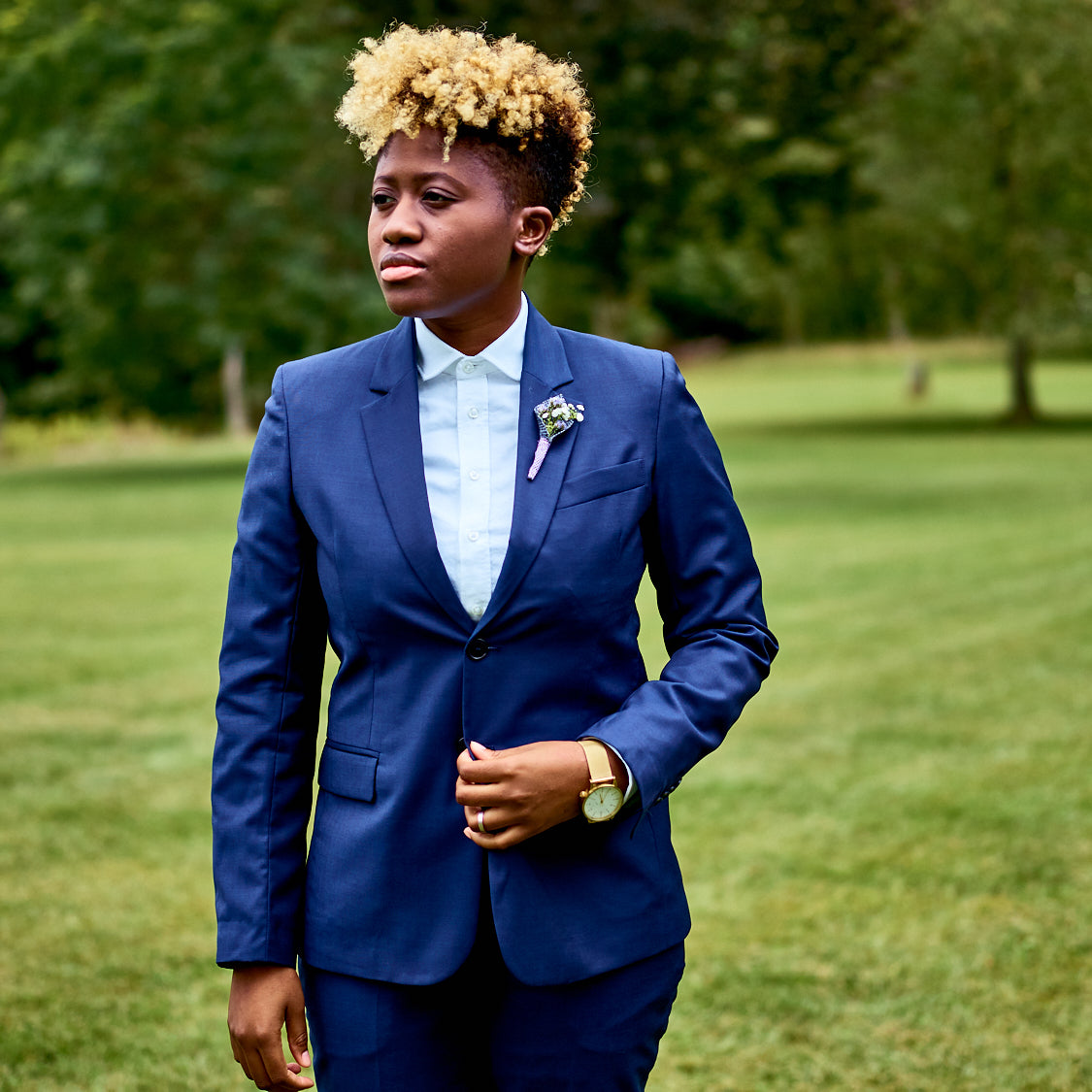 Der Georgie Navy Anzug-Blazer