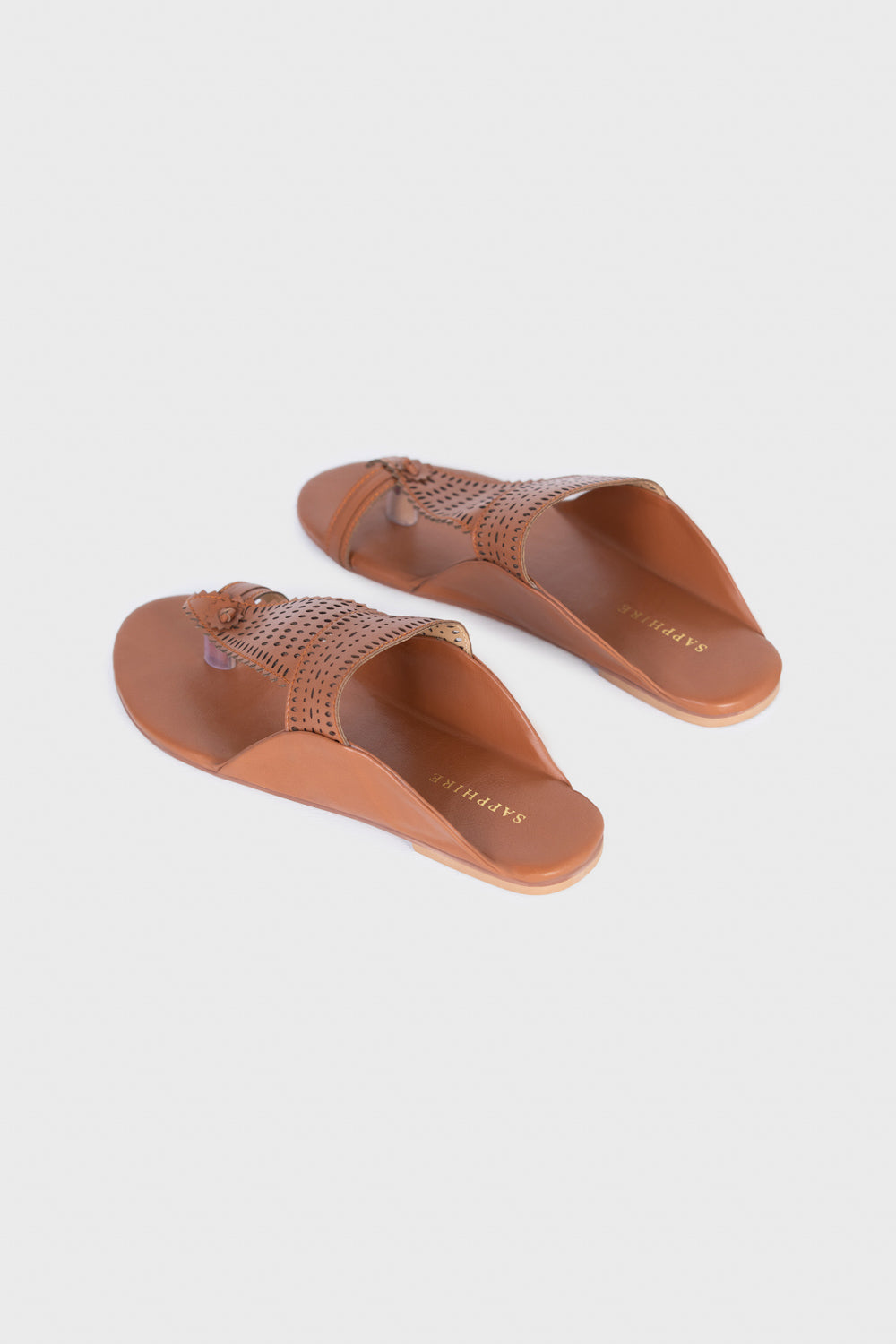 Tan Laser-cut Flats