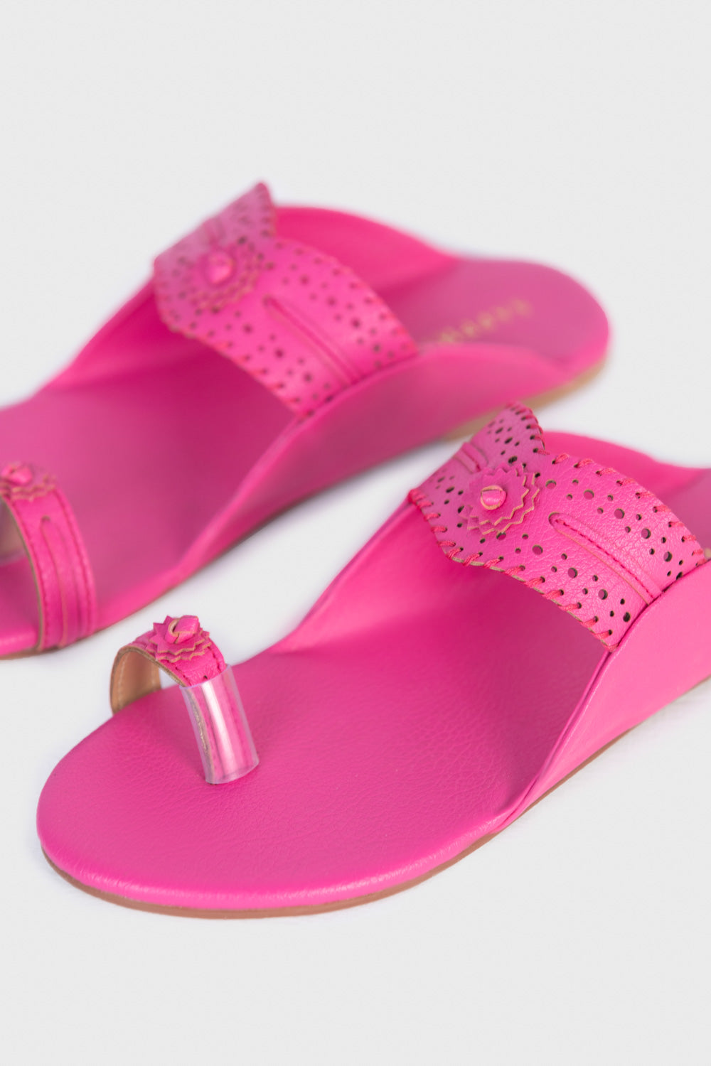 Pink Laser-cut Kolapuri