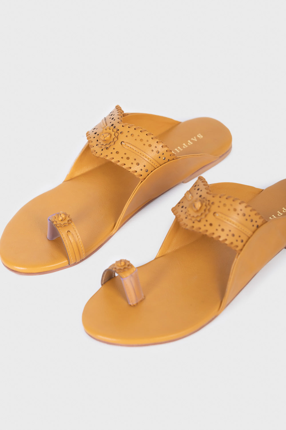 Mustard Laser-cut Kolapuri