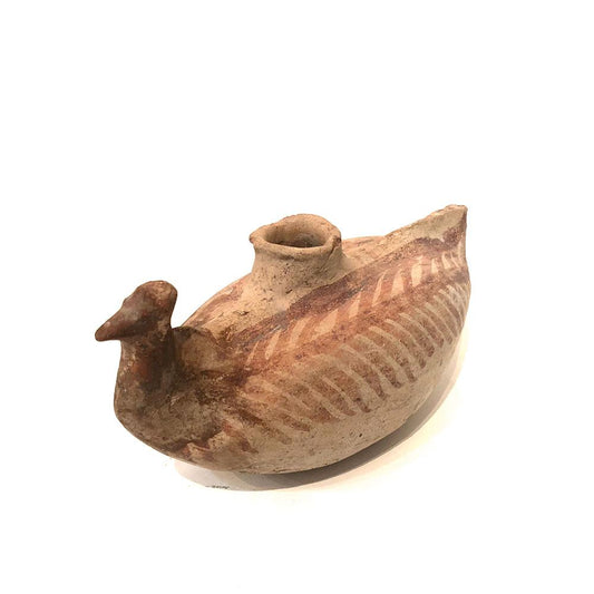 ایک املاش ٹیراکوٹا برڈ برتن ، آئرن ایج I-II ، CA. 1400 - 800 قبل مسیح