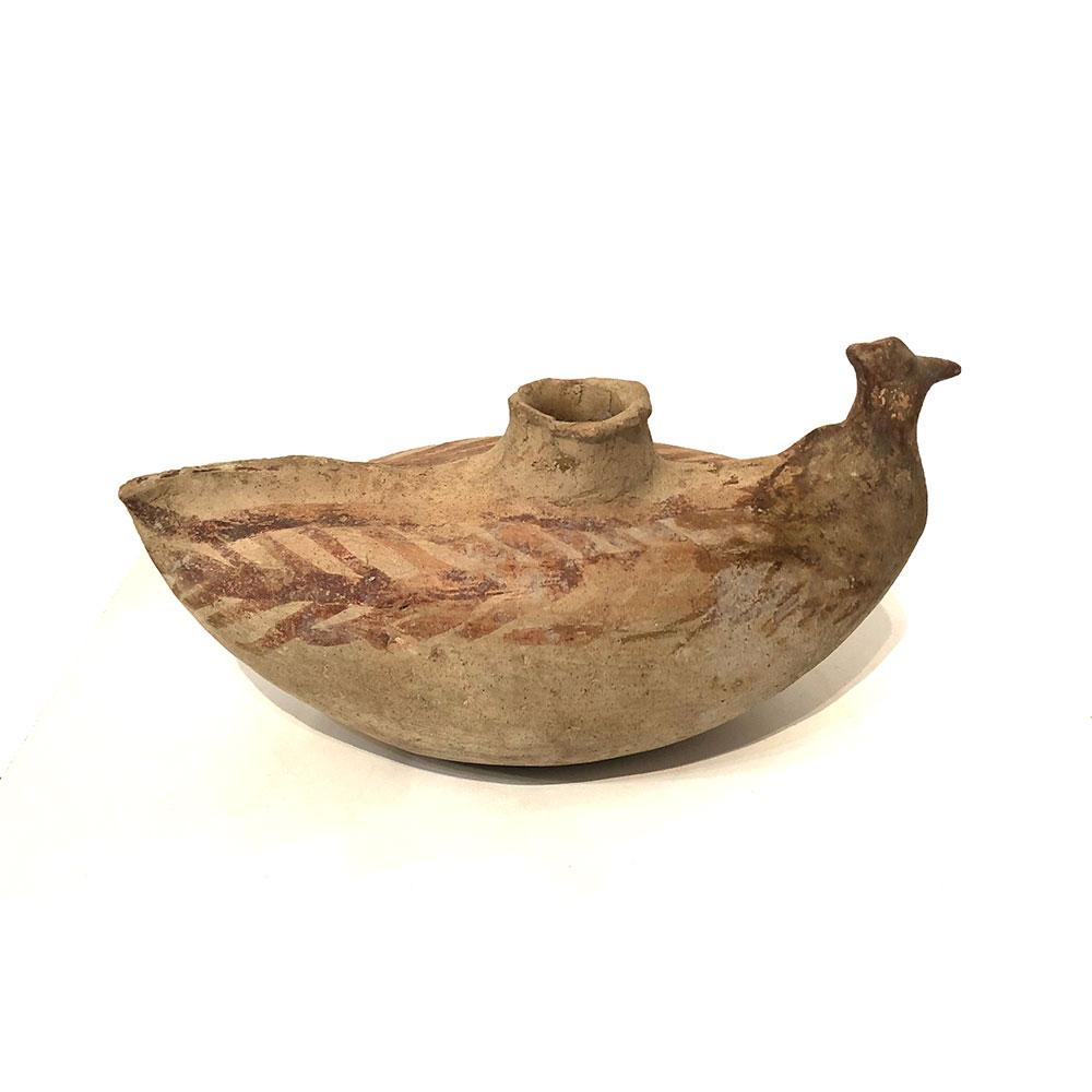 ایک املاش ٹیراکوٹا برڈ برتن ، آئرن ایج I-II ، CA. 1400 - 800 قبل مسیح
