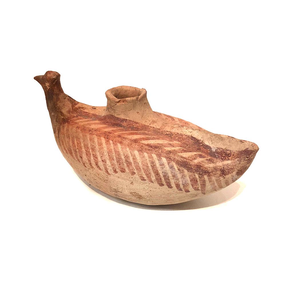 ایک املاش ٹیراکوٹا برڈ برتن ، آئرن ایج I-II ، CA. 1400 - 800 قبل مسیح