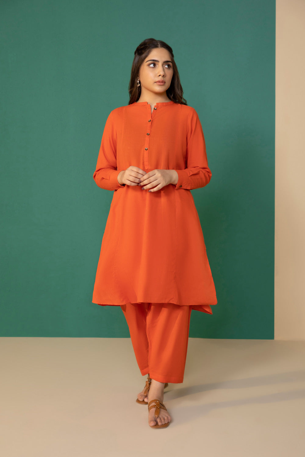 2 Piece - Solid Mélange Suit