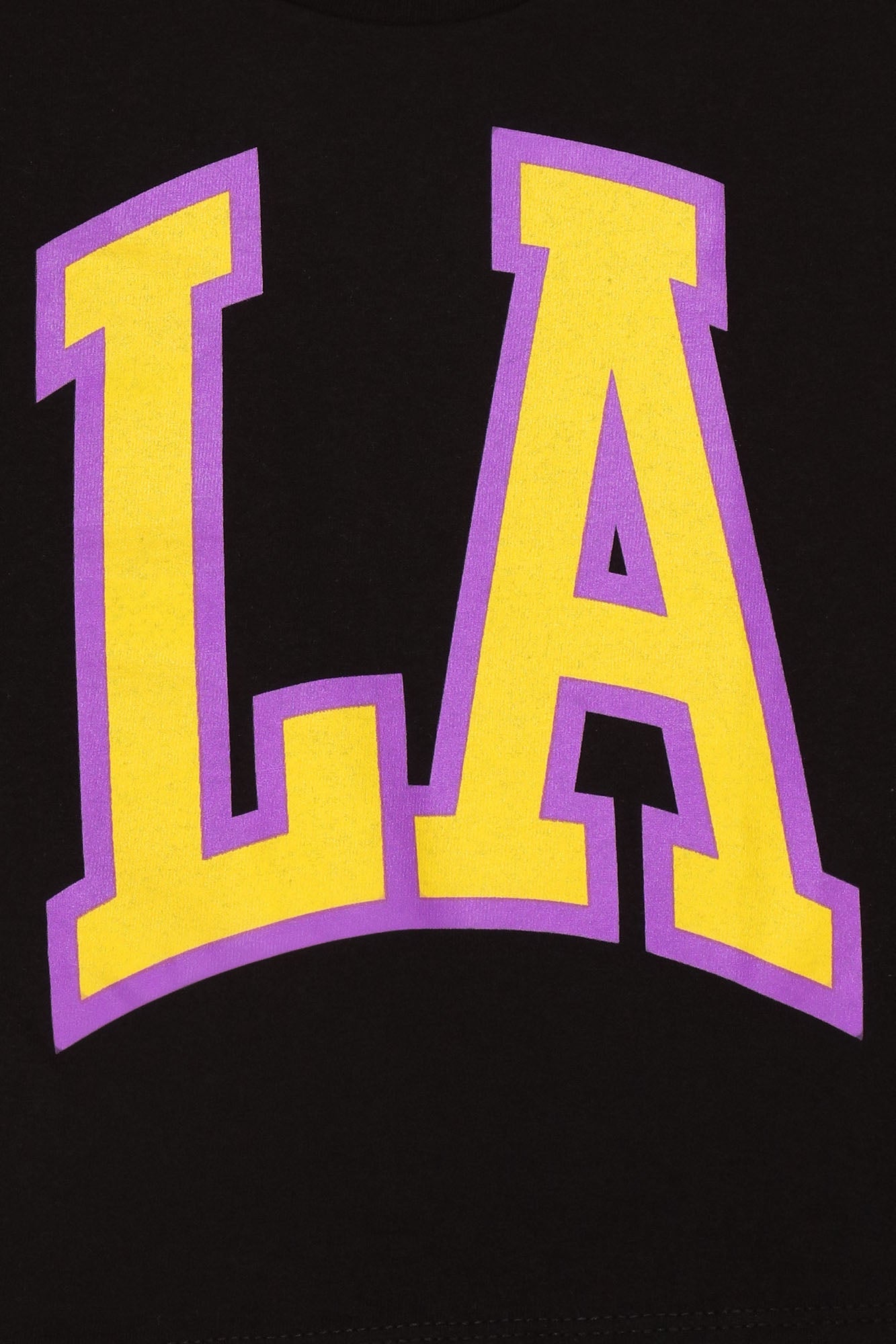 Mini la den ganzen Tag Kurzarm Tee - schwarz