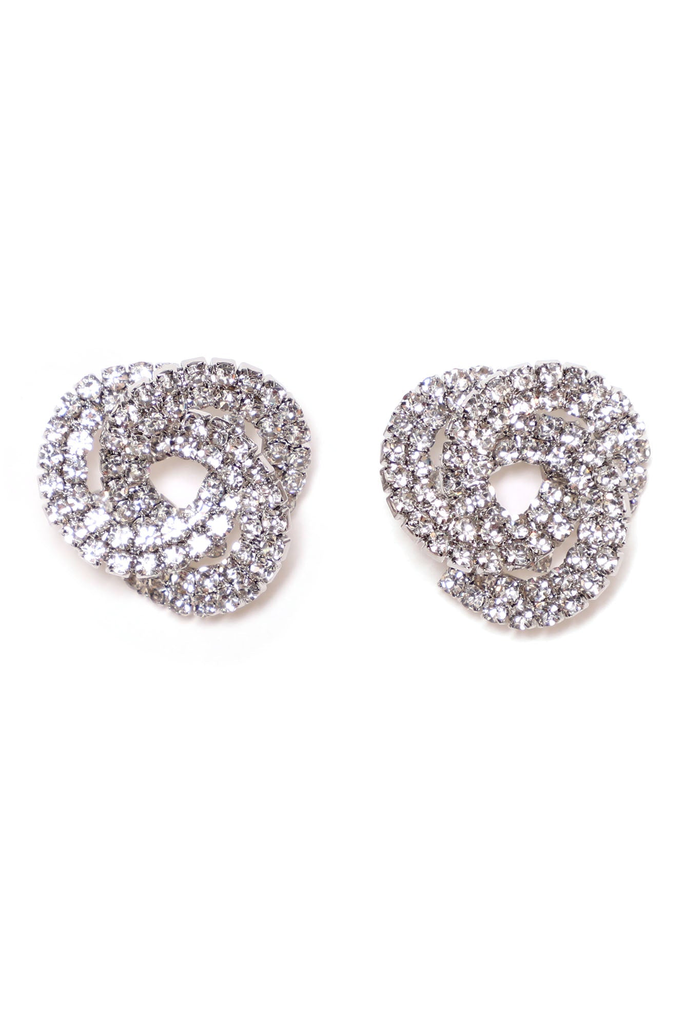 گلیم سے کمال اسٹڈ بالیاں - چاندی