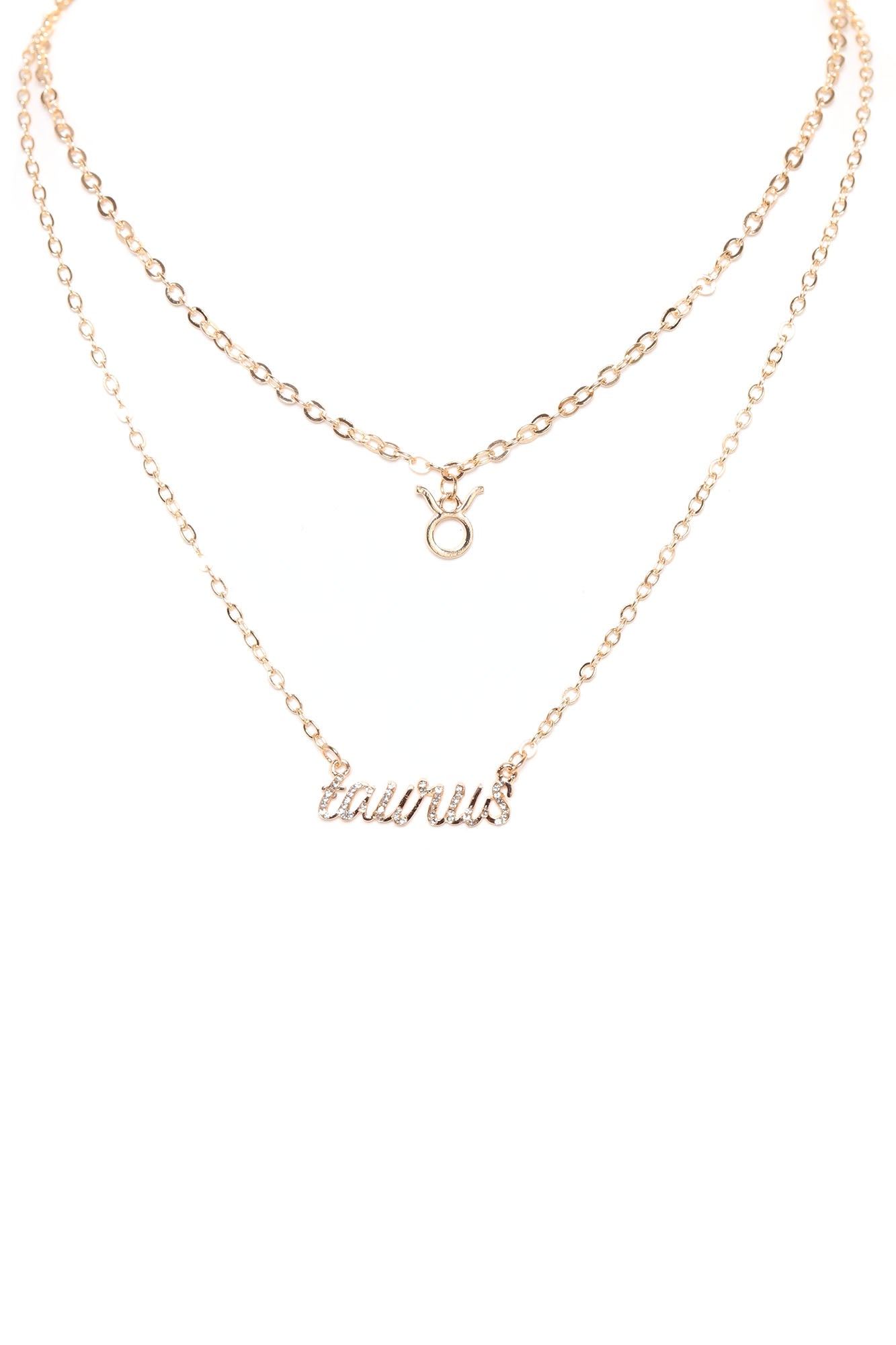 Taurus ist meine Zeichenschichtkette - Gold