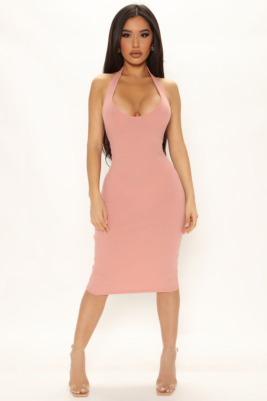 اسابیل ہالٹر مڈی لباس - ماؤ