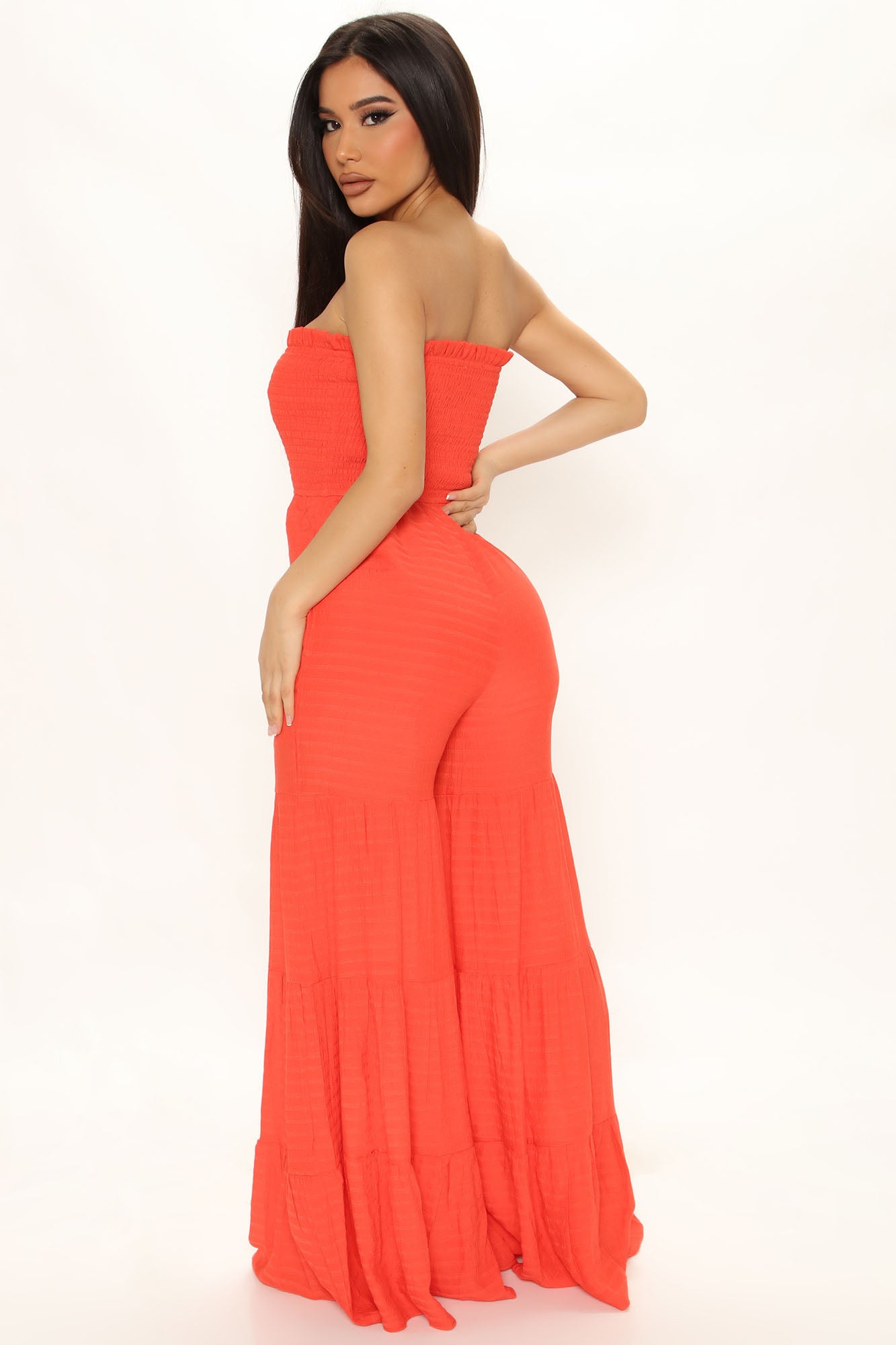 موسم گرما کی راتیں جمپ سوٹ - اورنج