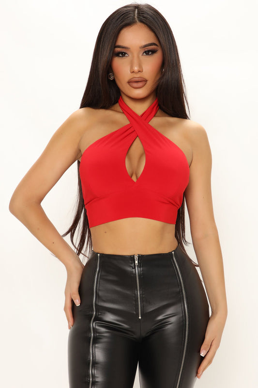 Estelle Halter Top - rot