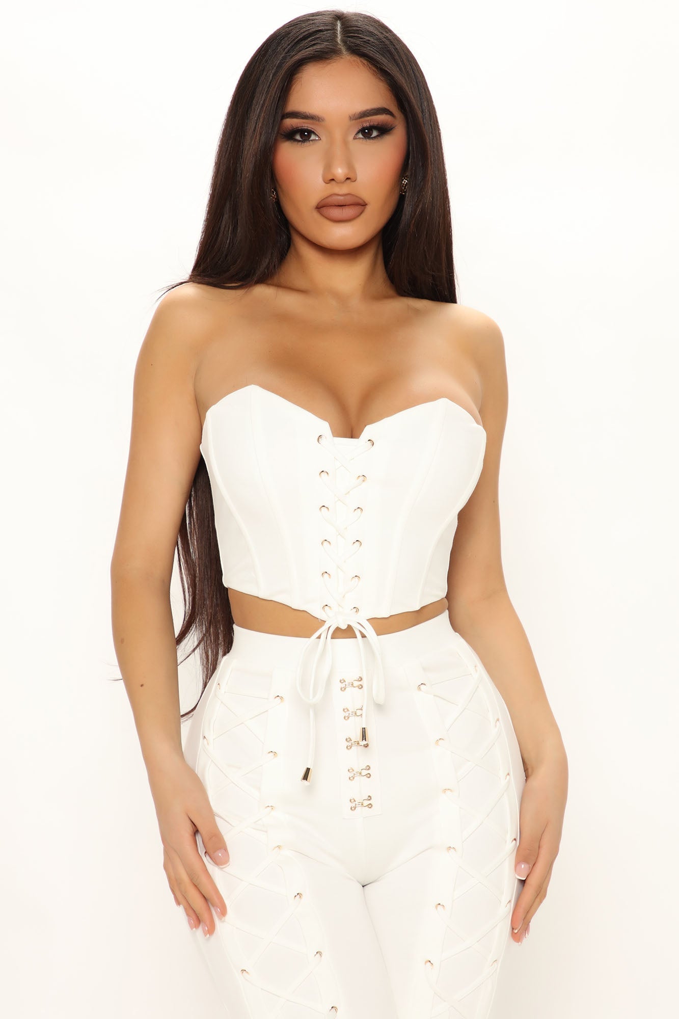 ایریا لیس اپ پینٹ سیٹ 29.5 - سفید