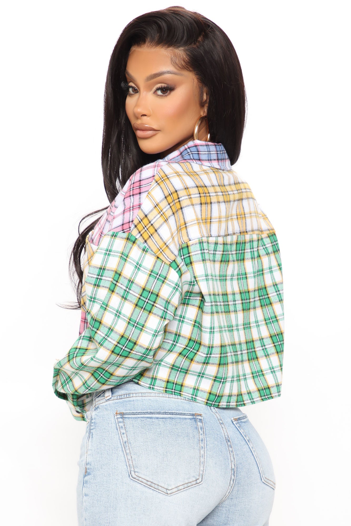 یسیکا پلیڈ شرٹ - ملٹی رنگ