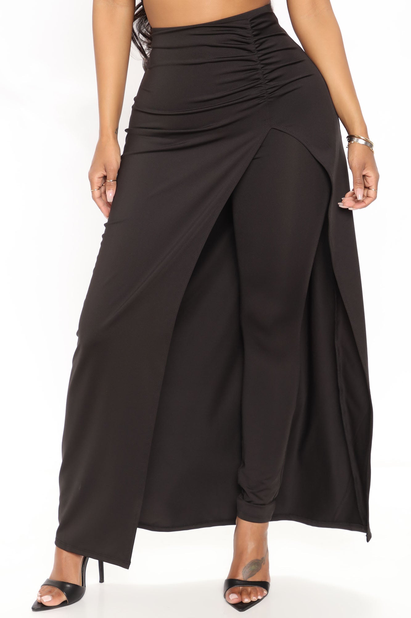 مشہور لمحہ میکسی اسکرٹ - سیاہ