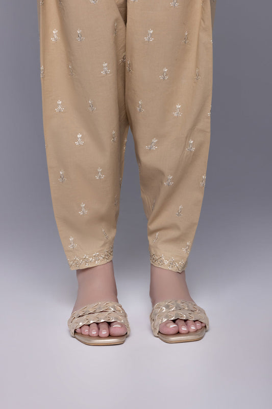 Embroidered Cambric Shalwar