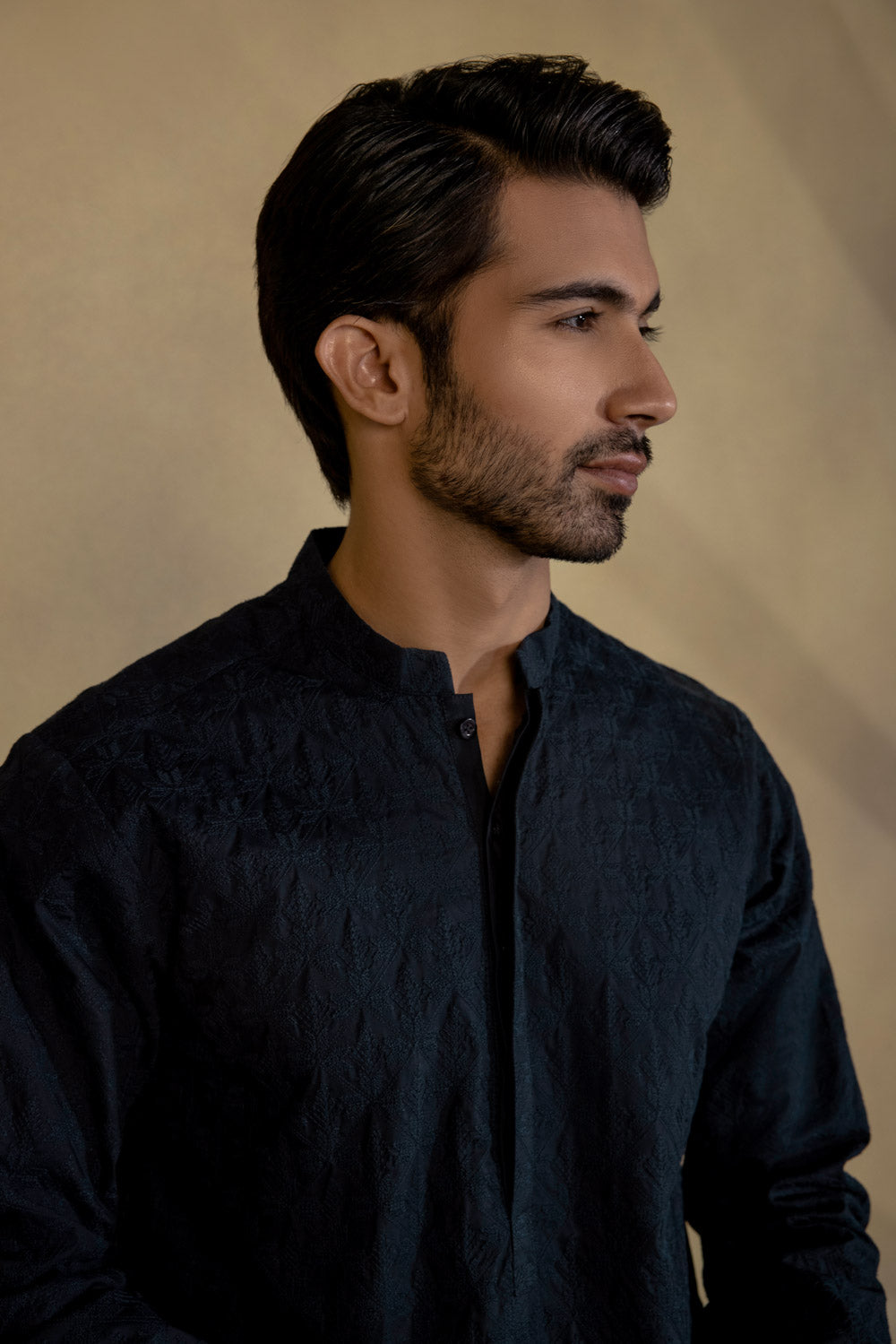 Schiffli Embroidered Kurta