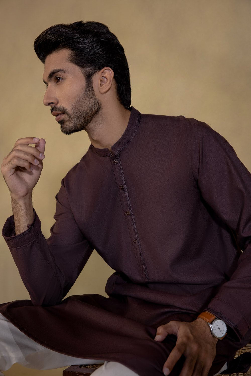 Embroidered Wash & Wear Kurta