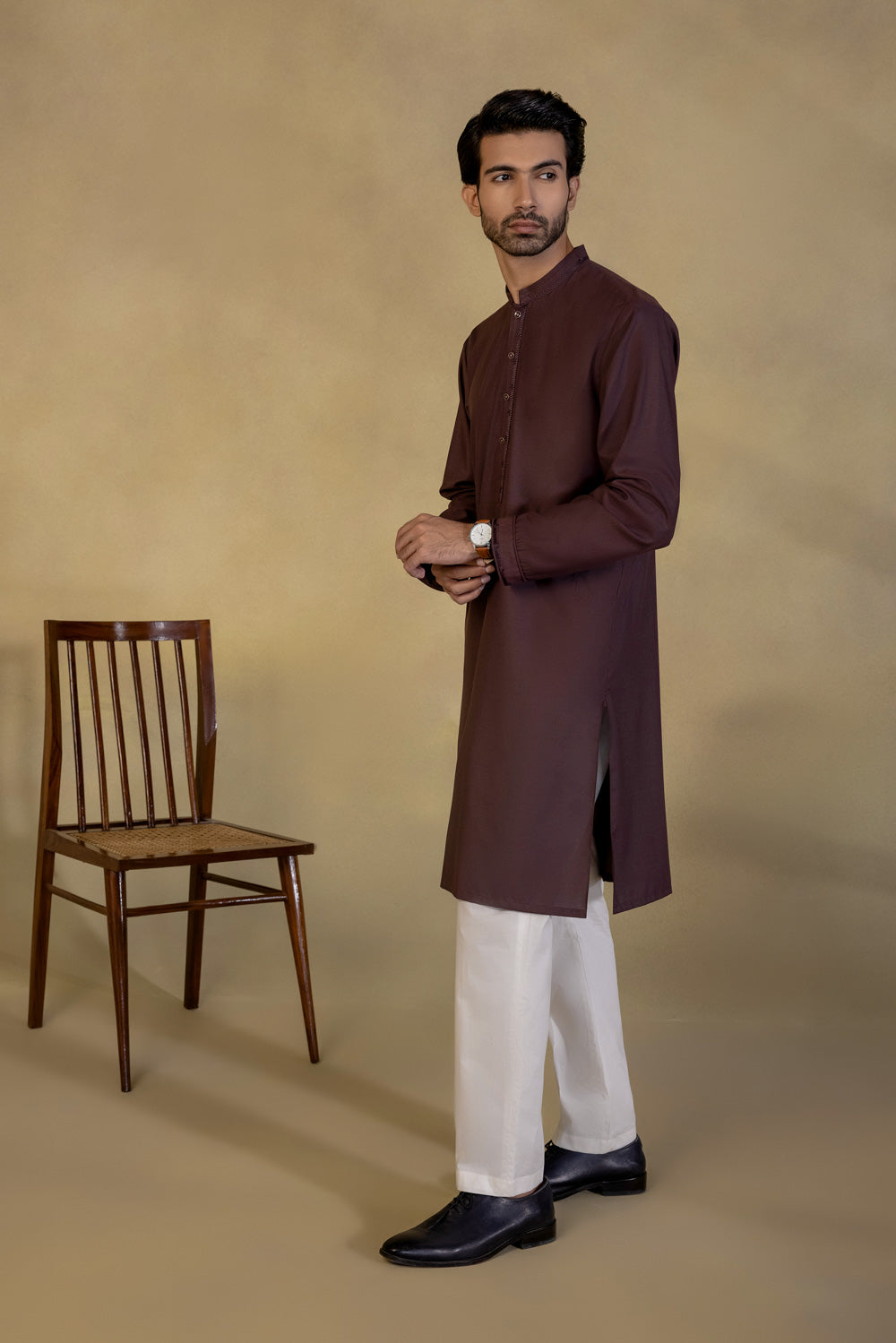 Embroidered Wash & Wear Kurta